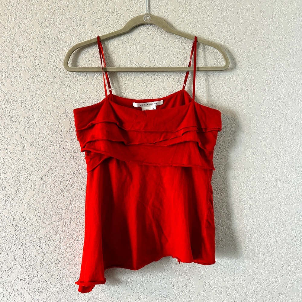 Burnt Orange Spaghetti Strap top